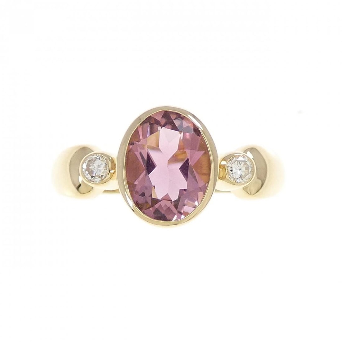 TASAKI TOURMALINE RING: Tasaki Tourmaline Ring Brand: TASAKI Type/Style: Tasaki Ring Material: K18 yellow gold, Main Stone Tourmaline Color: YELLOW GOLD Size: US51/4 Accessories: None Accessories Notice: When purchasing