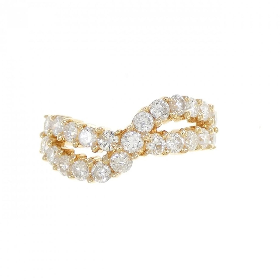 TASAKI DIAMOND RING: Tasaki Diamond Ring Brand: TASAKI Type/Style: Tasaki Ring Material: K18 yellow gold, Main Stone Natural Color: YELLOW GOLD Size: US5 Accessories: None Accessories Notice: When purchasing pre-owned