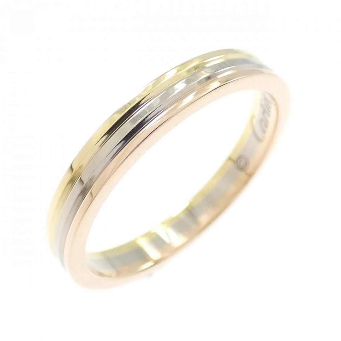 CARTIER VENDOME RING: Cartier Vendome Ring Brand: CARTIER Type/Style: Cartier Ring Material: 750 Yellow Gold/750 White Gold/750 Pink Gold, Color: WG,YG,PG Size: US4(47) Accessories: None Accessories Notice: When