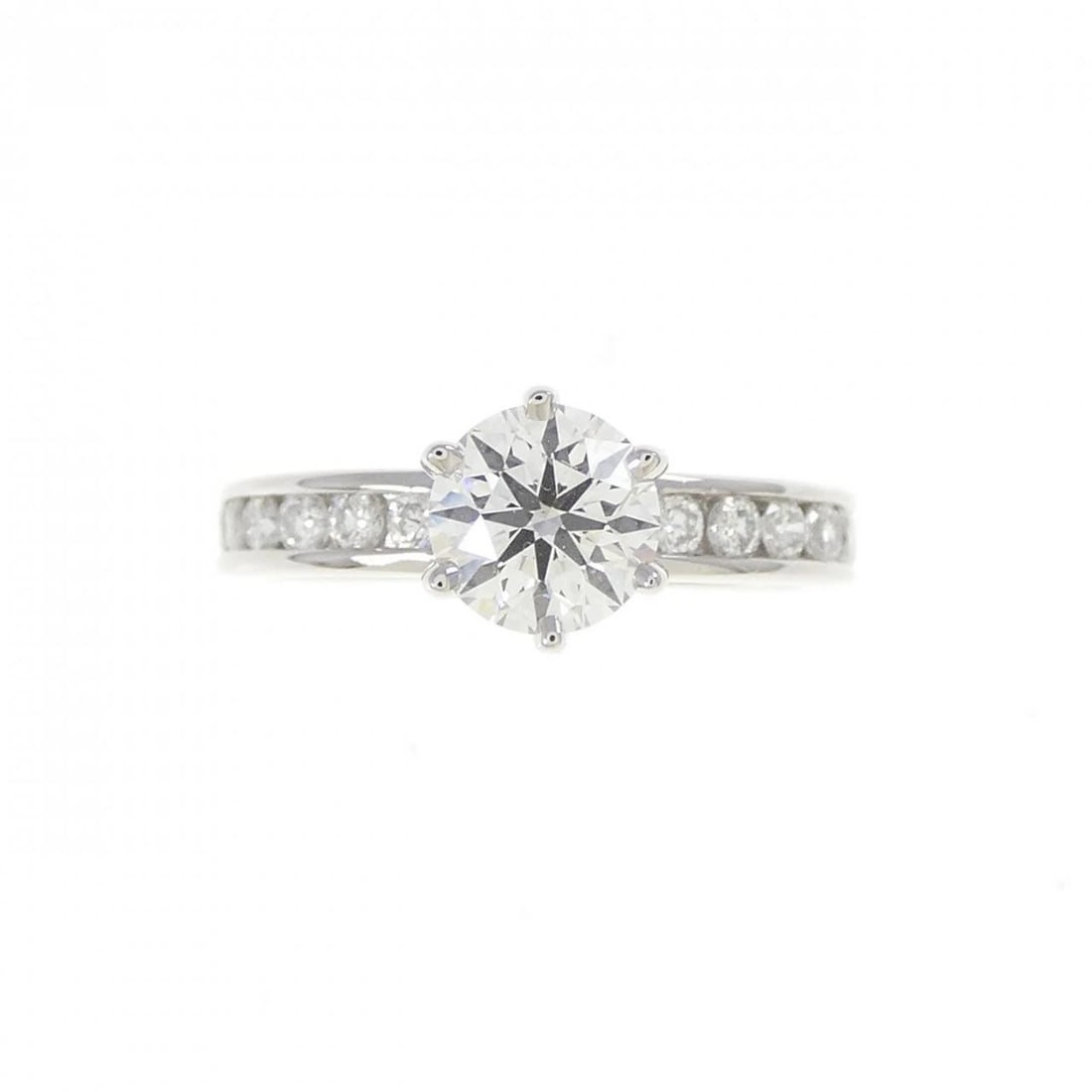 TIFFANY & CO. BEAD SETTING RING: TIFFANY & Co. Bead Setting Ring Brand: TIFFANY&Co. Type/Style: TIFFANY & Co. Ring Material: Platinum950, Main Stone Natural Color: SILVER Size: US2 1/2 Accessories: None Accessories Notice: When