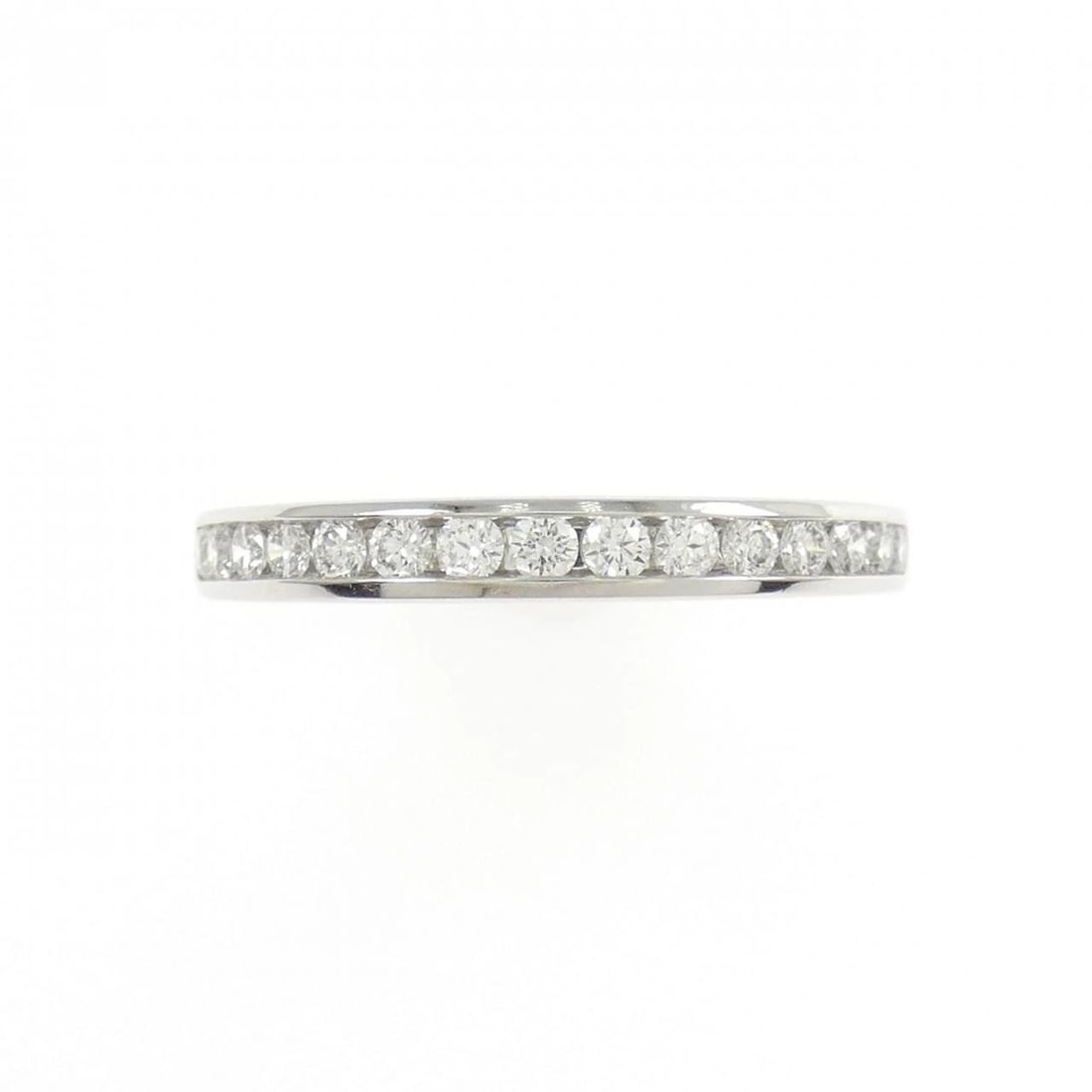 TIFFANY & CO. HALF CIRCLE CHANNEL SETTING RING: TIFFANY & Co. Half Circle Channel Setting Ring Brand: TIFFANY&Co. Type/Style: TIFFANY & Co. Ring Material: Platinum950, Main Stone Natural Color: SILVER Size: US5 Accessories: None Accessories