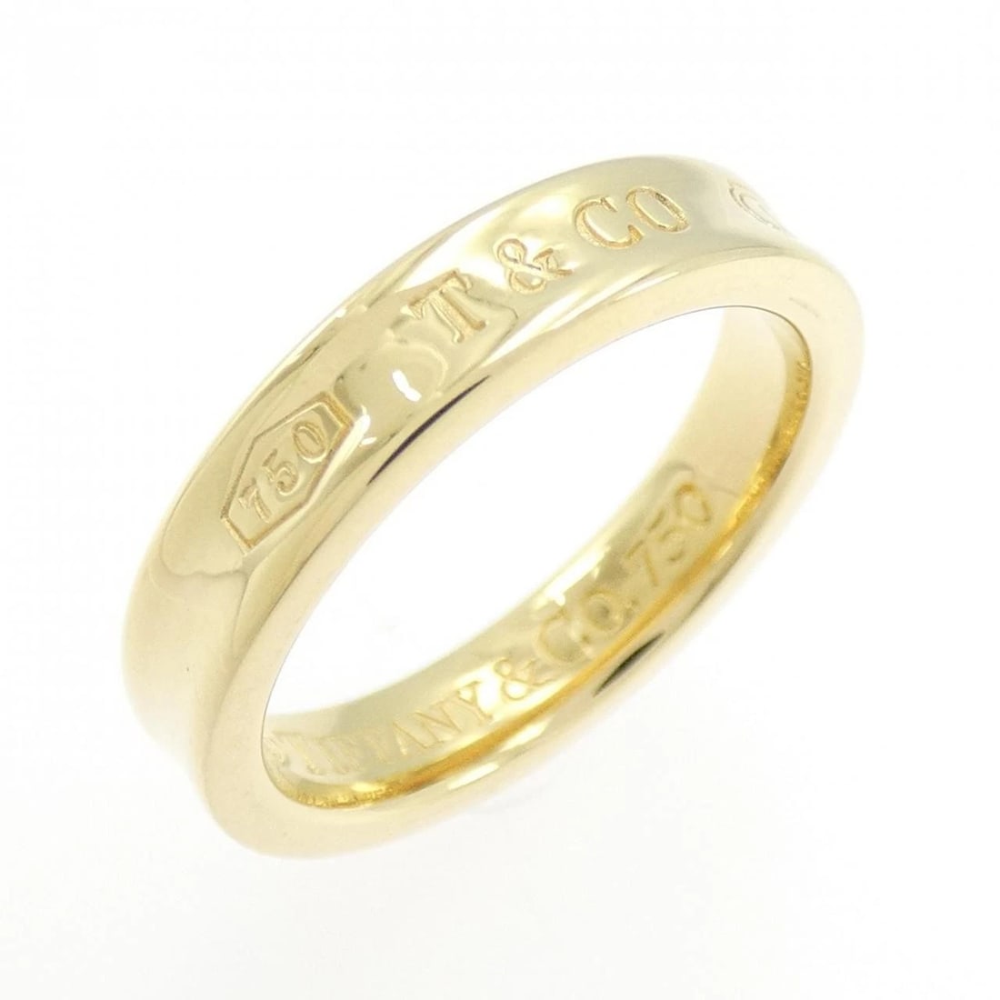 TIFFANY & CO. NARROW RING: TIFFANY & Co. Narrow Ring Brand: TIFFANY&Co. Type/Style: TIFFANY & Co. Ring Material: 750 yellow gold, Color: YELLOW GOLD Size: US5 1/4 Accessories: None Accessories Notice: When purchasing pre-owned