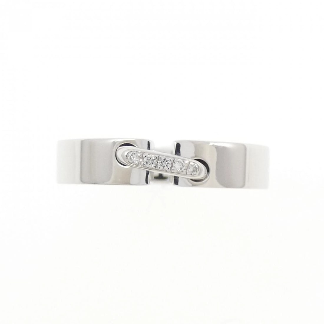 CHAUMET LIEN EXTRA SMALL RING: Chaumet Lien Extra Small Ring Brand: Chaumet Type/Style: Chaumet Ring Material: 750 white gold, Main Stone Natural Color: WHITE GOLD Size: US5(49) Accessories: None Accessories Notice: When
