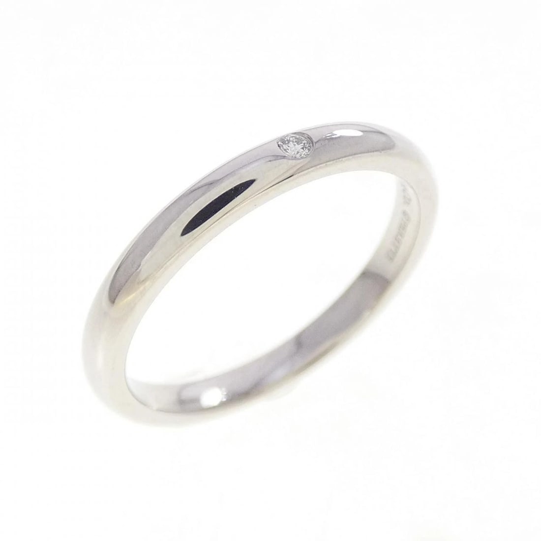 TIFFANY&CO. STACKING BAND RING: TIFFANY&Co. Stacking Band Ring Brand: TIFFANY&Co. Type/Style: TIFFANY & Co. Ring Material: Platinum950, Main Stone Natural Color: silver Size: US3 Accessories: None Accessories Notice: When