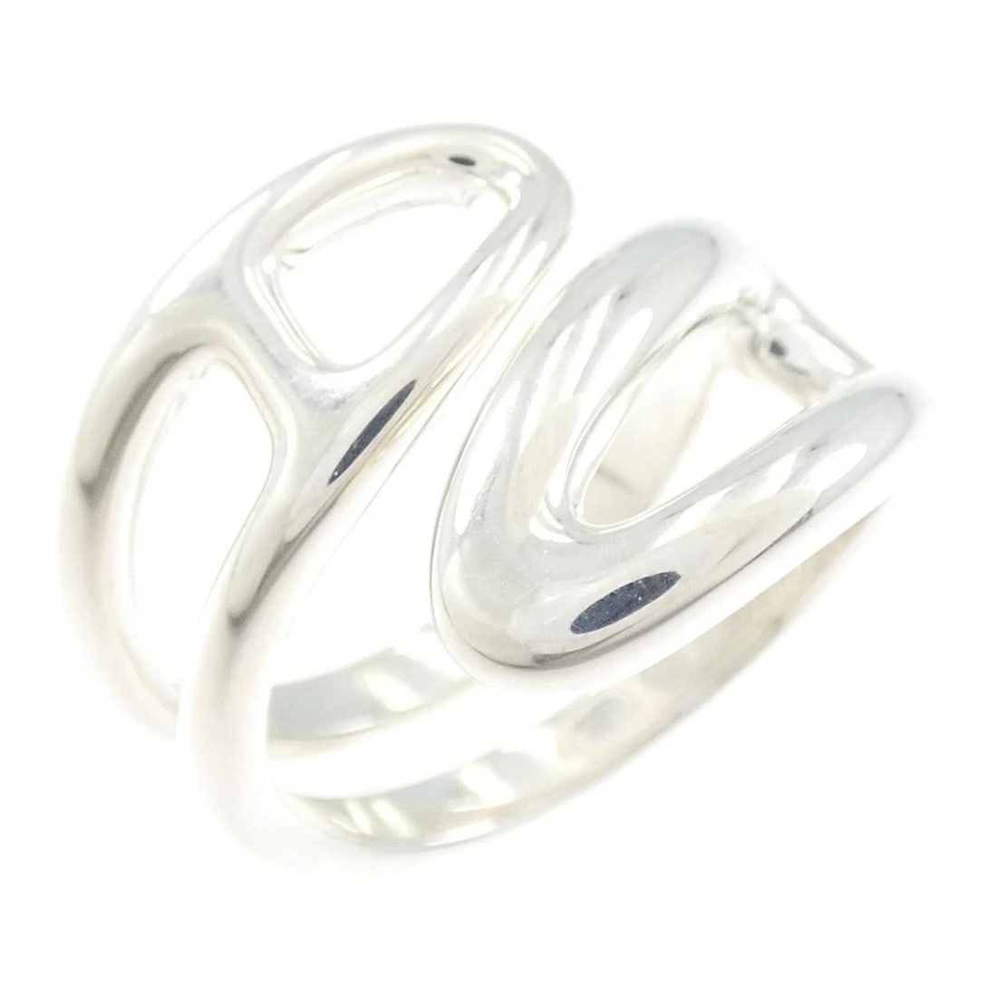 HERMES CHAINE D'ANCRE PUNK RING: Hermes Chaine d'Ancre Punk Ring Brand: HERMES Type/Style: Hermes Ring Material: 925Silver, Color: SILVER Size: US7(54) Accessories: None Accessories Notice: When purchasing pre-owned goods, please