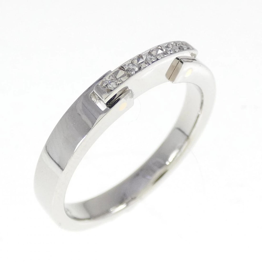 STAR JEWELRY DIAMOND RING: Star Jewelry Diamond Ring Brand: STAR JEWELRY Type/Style: Star Jewelry Ring Material: PT950/K18WG, Main Stone Natural Color: silver,wg Size: US5 3/4 Accessories: None Accessories Notice: When