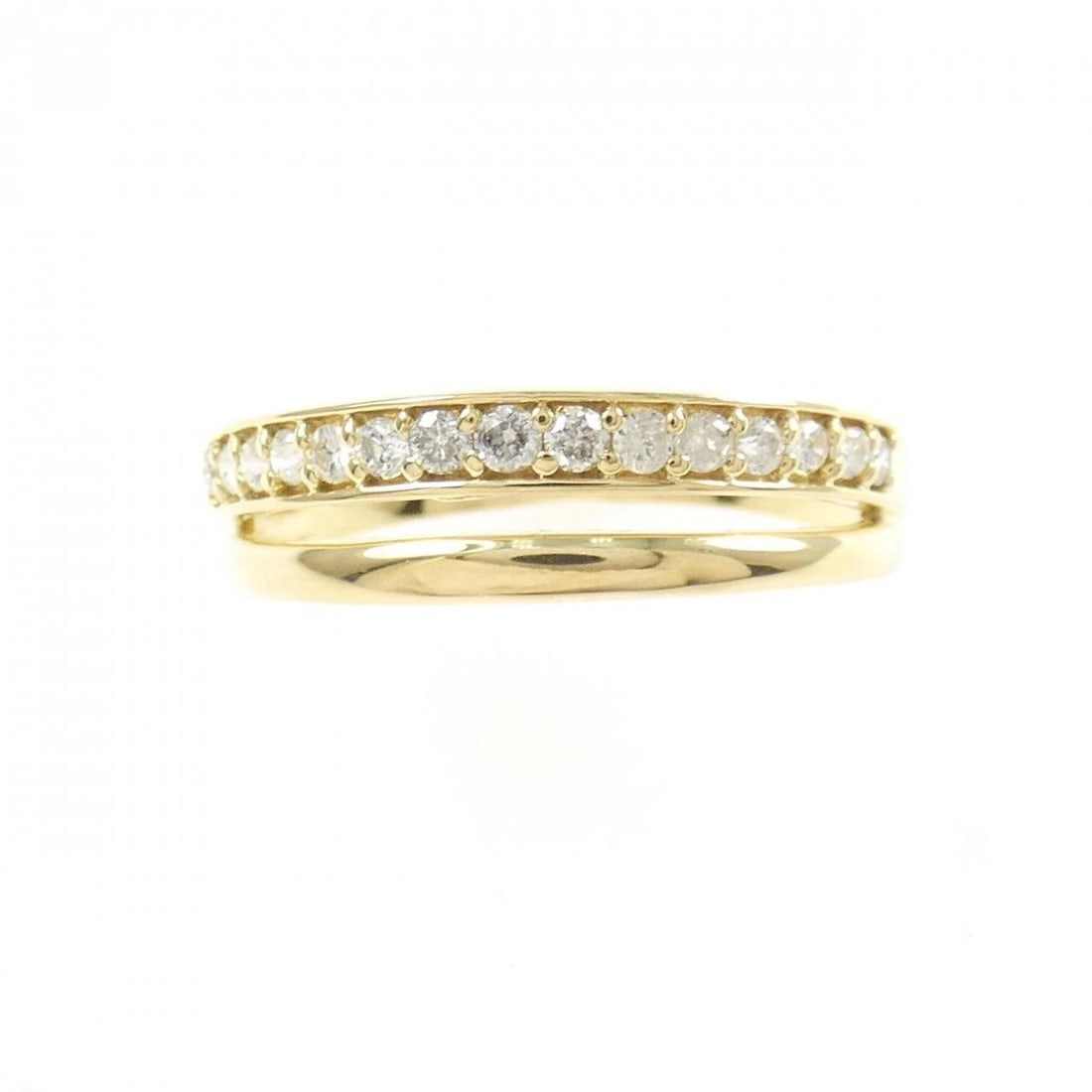 K18YG DIAMOND RING - 2