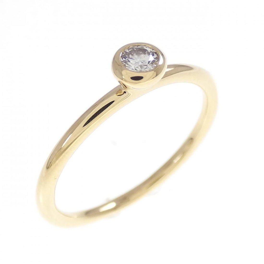 K18YG DIAMOND RING: K18YG Diamond Ring Brand: Unbranded Type/Style: Diamond Ring Material: K18 yellow gold, Main Stone Natural Color: YELLOW GOLD Size: US6 1/2 Accessories: None Accessories Notice: When purchasing