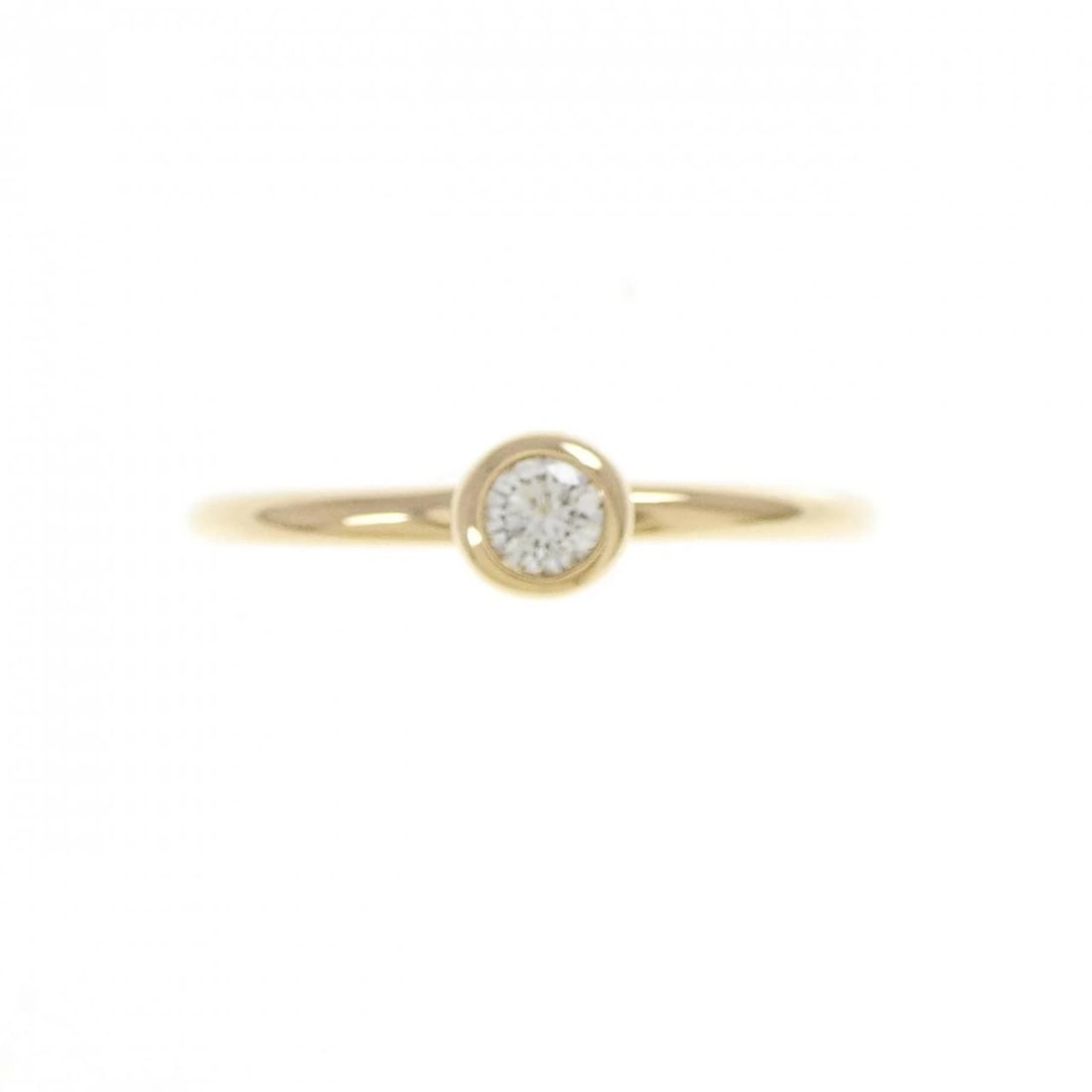 K18YG DIAMOND RING - 2