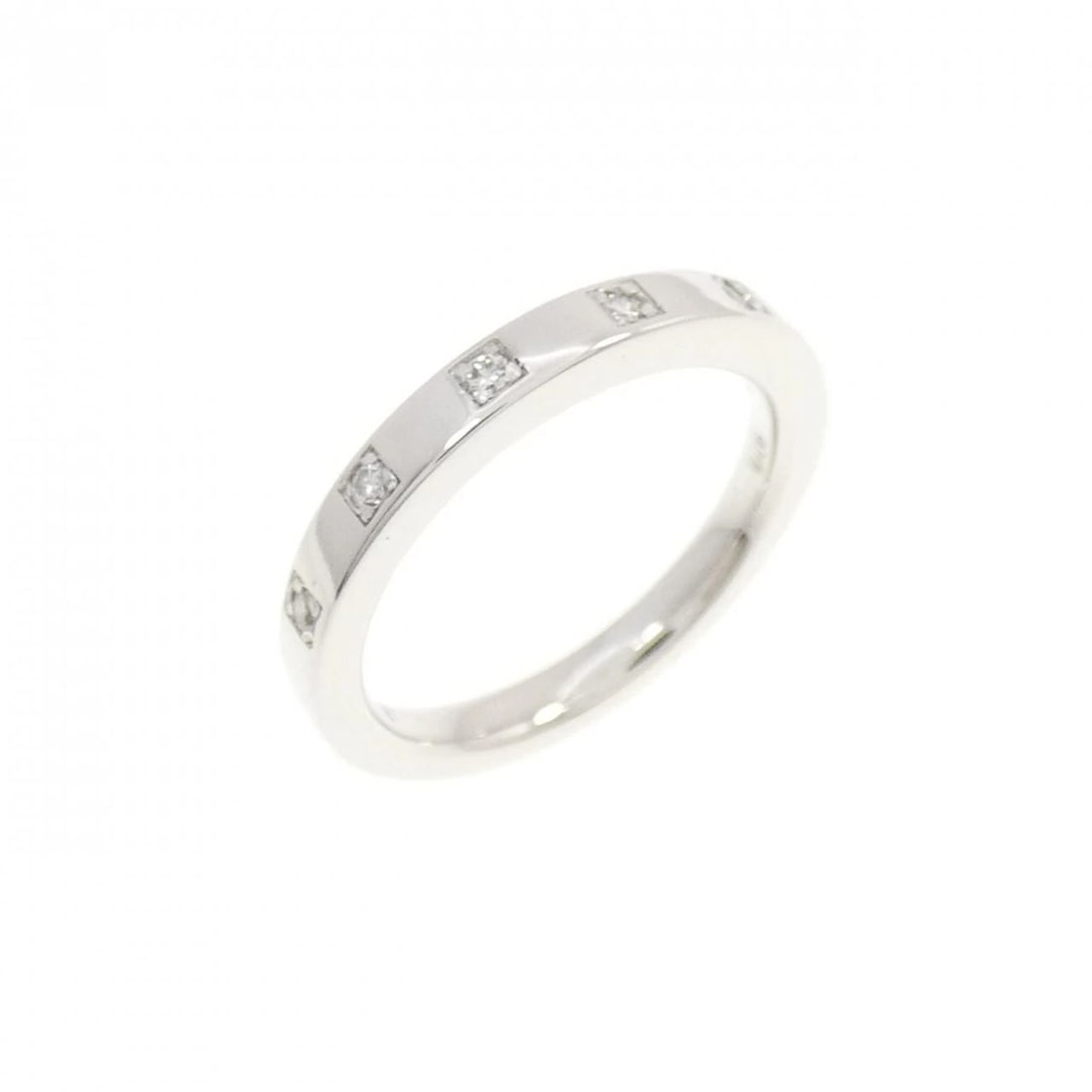 STAR JEWELRY DIAMOND PINKY RING: Star Jewelry Diamond Pinky Ring Brand: STAR JEWELRY Type/Style: Star Jewelry Ring Material: K18 white gold, Main Stone Natural Color: WHITE GOLD Size: US2 1/2 Accessories: None Accessories Notice: