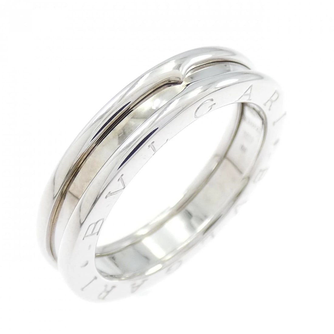 BVLGARI B.ZERO1 RING: Bvlgari B.zero1 ring Brand: BVLGARI Type/Style: Bulgari Ring Material: 750 white gold, Color: WHITE GOLD Size: US7 3/4(56) Accessories: None Accessories Notice: When purchasing pre-owned goods,