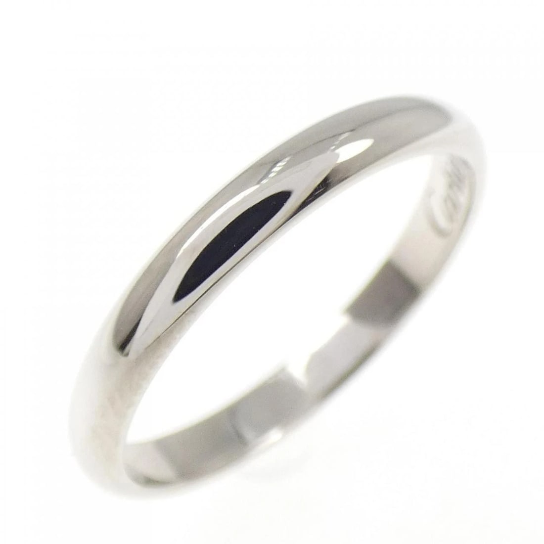 CARTIER WEDDING RING: Cartier Wedding Ring Brand: CARTIER Type/Style: Cartier Ring Material: Platinum950, Color: silver Size: US5(49) Accessories: None Accessories Notice: When purchasing pre-owned goods, pleas