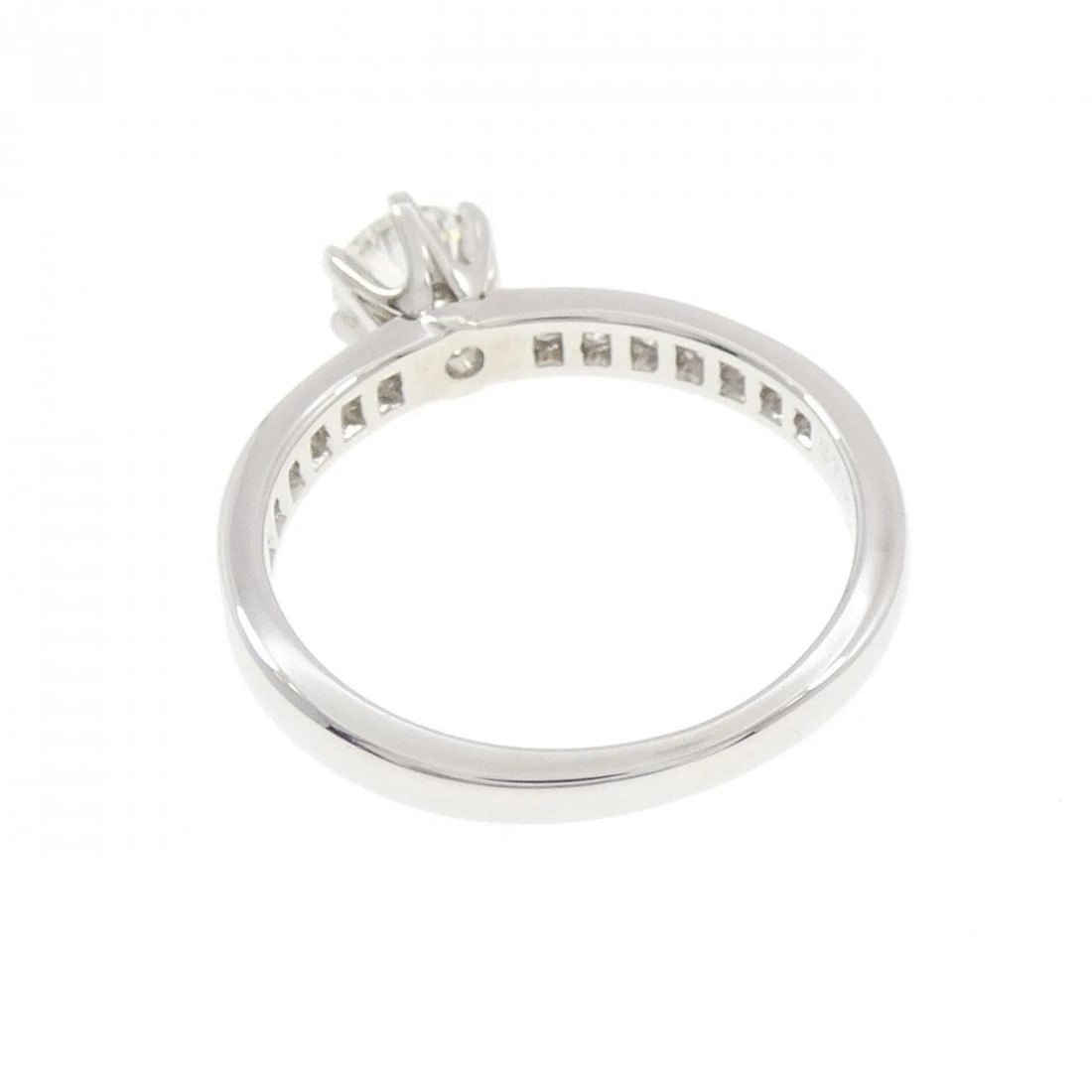 TIFFANY&CO. SOLITAIRE CHANNEL SETTING RING - 3