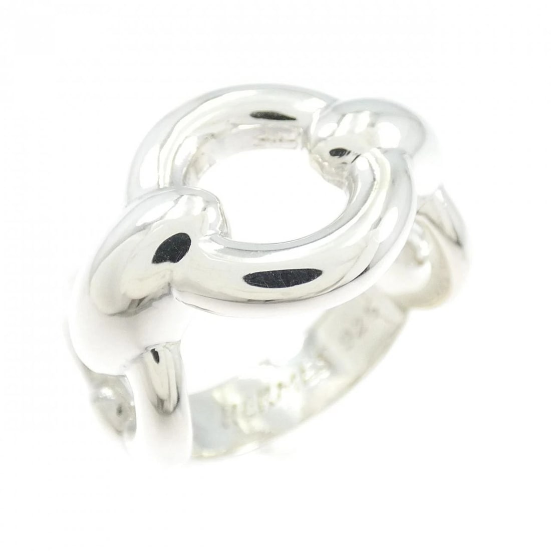 HERMES 925 RING: Hermes 925 Ring Brand: HERMES Type/Style: Hermes Ring Material: 925Silver, Color: SILVER Size: US5 3/4(51) Accessories: None Accessories Notice: When purchasing pre-owned goods, please refer to the
