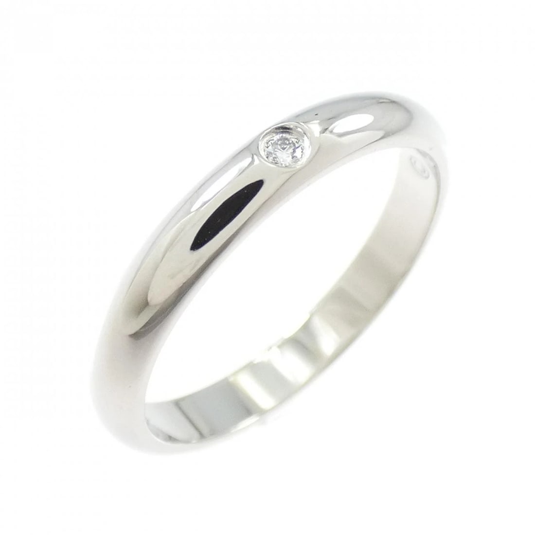 CARTIER WEDDING RING: Cartier Wedding Ring Brand: CARTIER Type/Style: Cartier Ring Material: Platinum950, Main Stone Natural Color: SILVER Size: US3 3/4(46) Accessories: None Accessories Notice: When purchasing