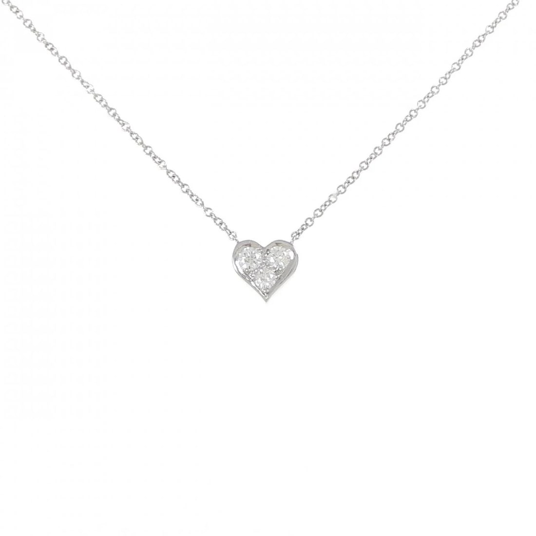 TIFFANY & CO. SENTIMENTAL NECKLACE: TIFFANY & Co. Sentimental Necklace Brand: TIFFANY&Co. Type/Style: TIFFANY&Co. Necklace Material: Platinum950, Main Stone Natural Color: SILVER Size: Length40cm Actual Size Pendant length approx. x