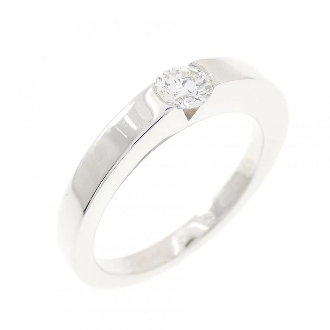 CARTIER DATE WITH CARTIER RING: Cartier Date with Cartier Ring Brand: CARTIER Type/Style: Cartier Ring Material: 750 white gold, Main Stone Natural Color: WHITE GOLD Size: US6 1/2(53) Accessories: None Accessories Notice: When
