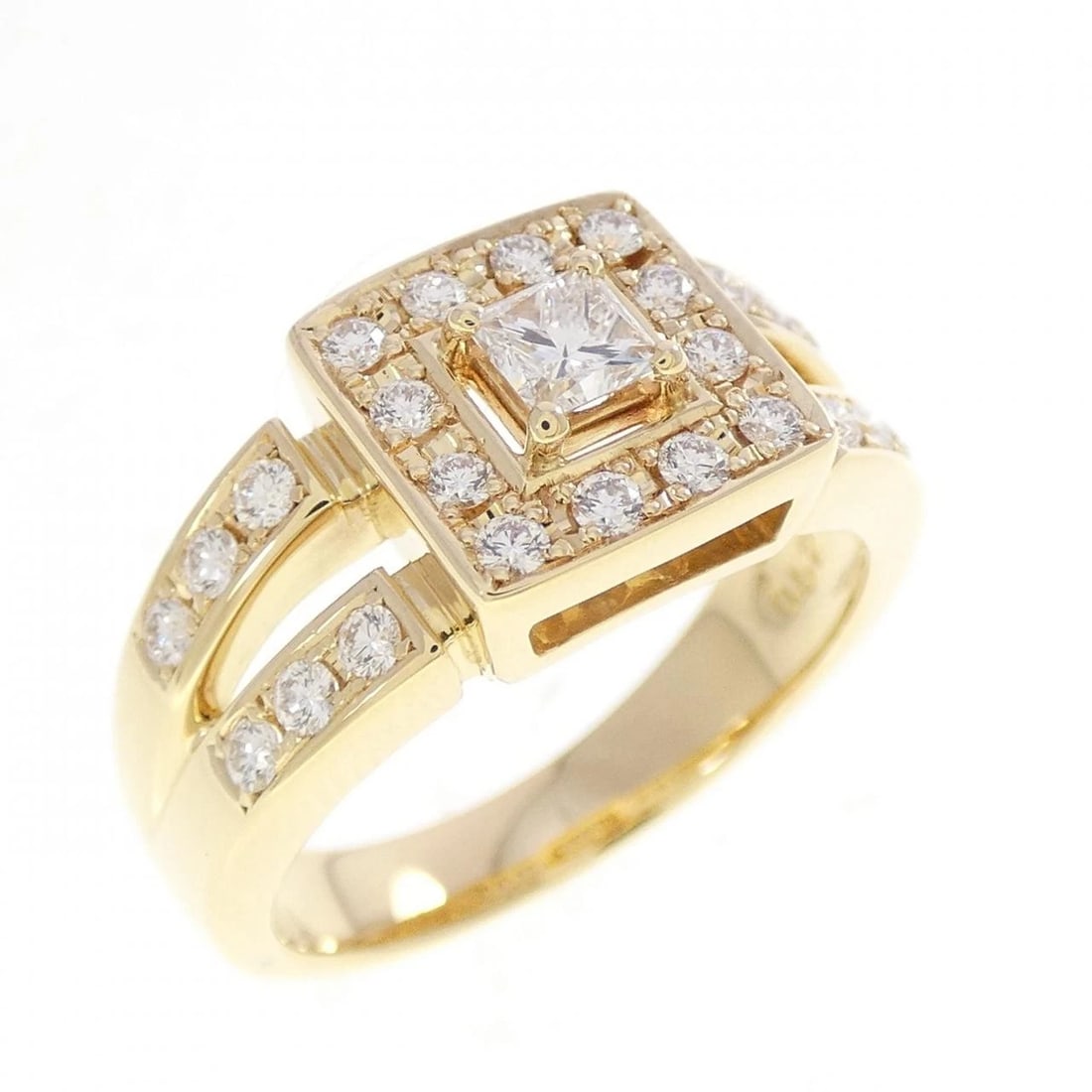 TASAKI DIAMOND RING: Tasaki Diamond Ring Brand: TASAKI Type/Style: Tasaki Ring Material: K18 yellow gold, Main Stone Natural Color: YELLOW GOLD Size: US5 3/4 Accessories: None Accessories Notice: When purchasing