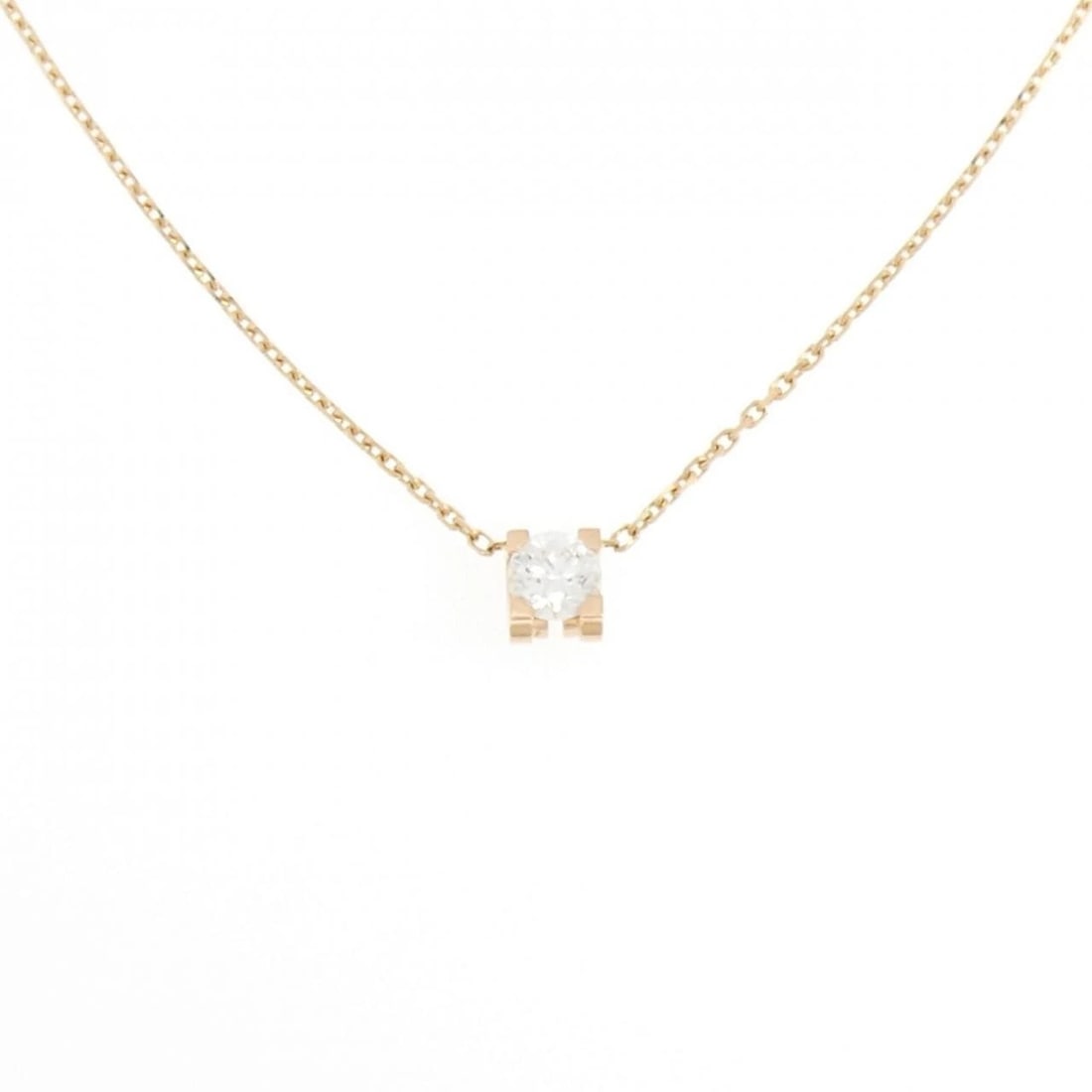 CARTIER NECKLACE: Cartier Necklace Brand: CARTIER Type/Style: Cartier Necklace Material: 750 Pink Gold, Main Stone Natural Color: PINK GOLD Size: Length39?43cm Actual Size Pendant length approx. x width approx.:
