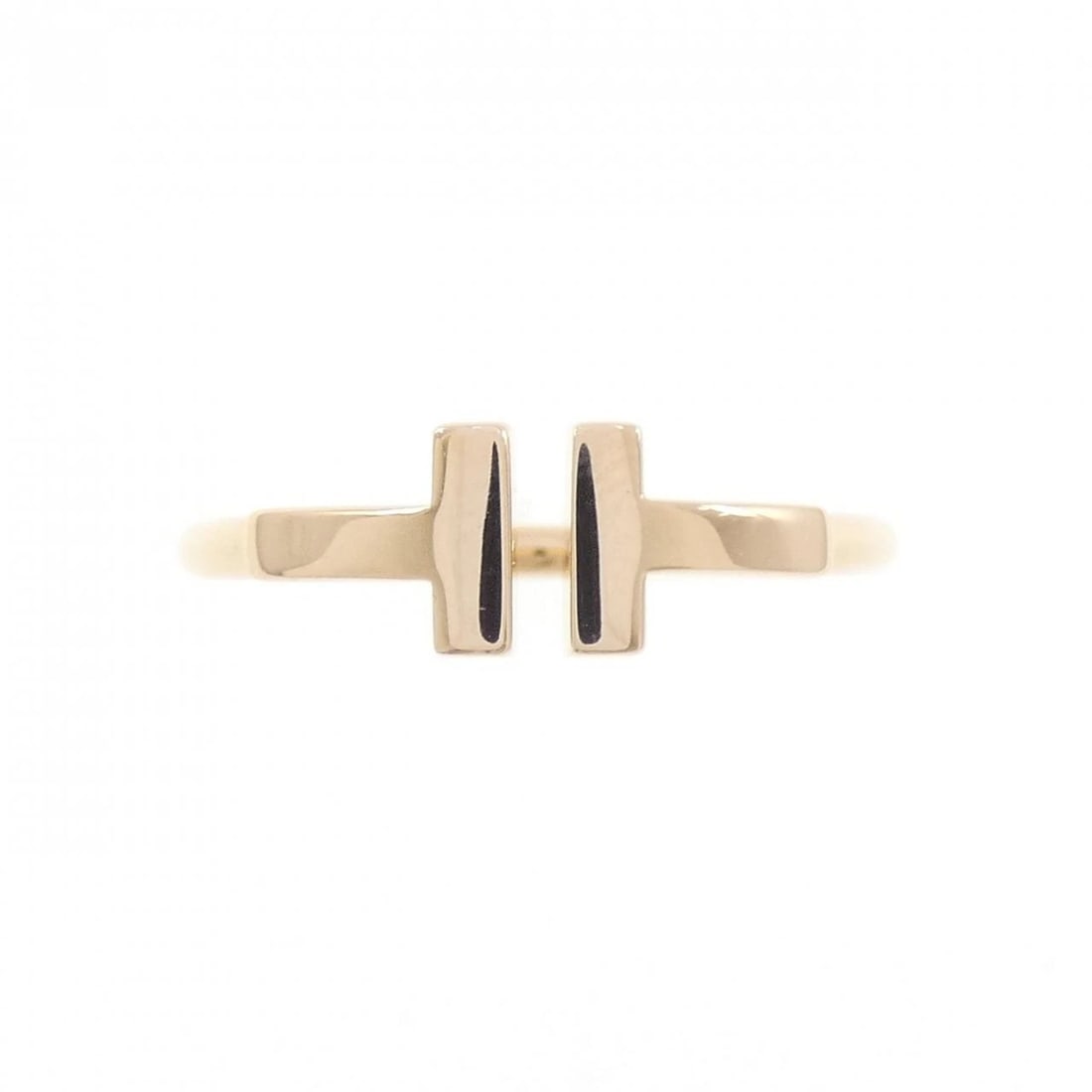 TIFFANY & CO. T-WIRE RING: TIFFANY & Co. T-wire ring Brand: TIFFANY&Co. Type/Style: TIFFANY & Co. Ring Material: 750 Pink Gold, Color: PINK GOLD Size: US6 Accessories: None Accessories Notice: When purchasing pre-owned goods,