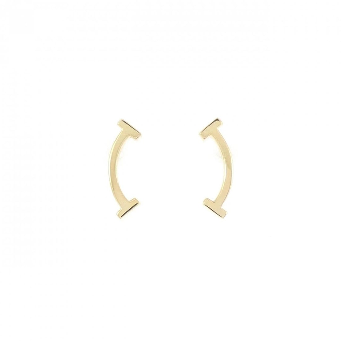 TIFFANY&CO. T SMILE PIERCE: TIFFANY&Co. T Smile Pierce Brand: TIFFANY&Co. Type/Style: TIFFANY&Co. Pierce/Earring Material: 750 yellow gold, Color: YELLOW GOLD Size: Actual Size Approx. height x width: 13.0mm x 4.2mm