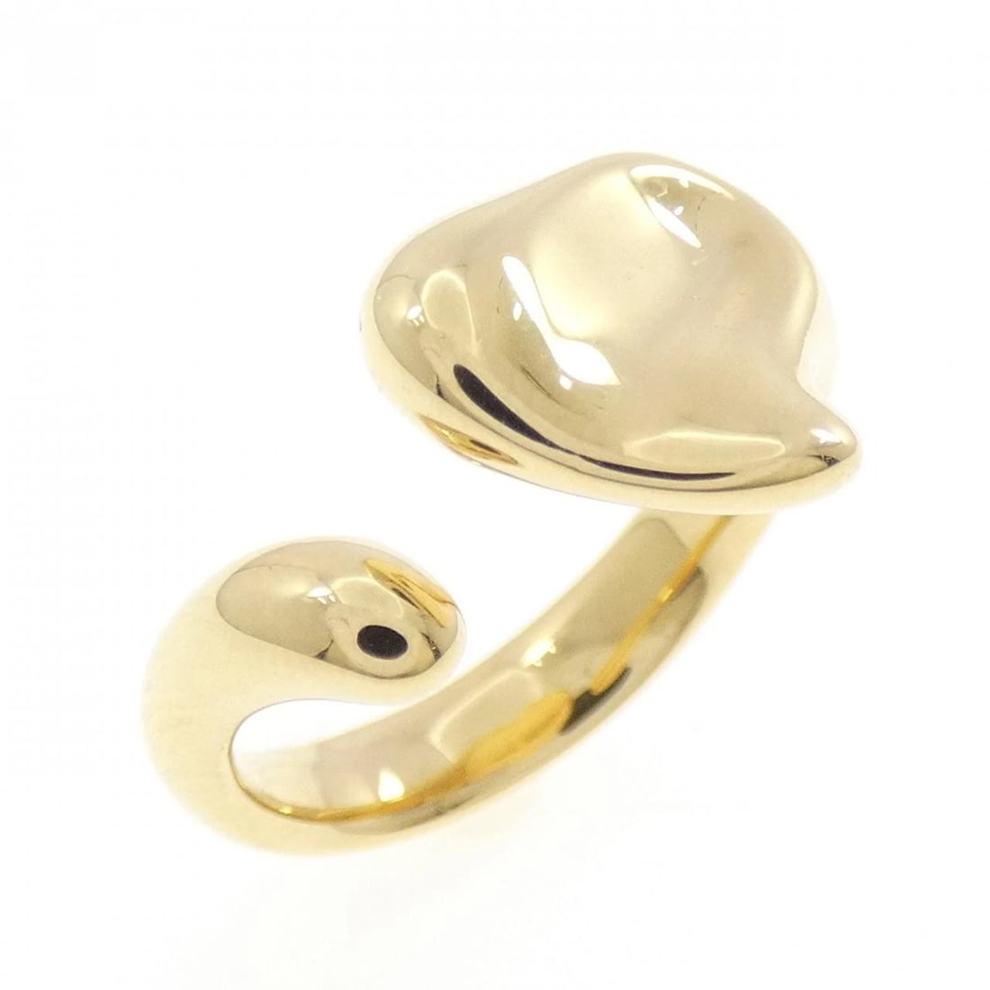 TIFFANY & CO. FULL HEART RING: TIFFANY & Co. Full Heart Ring Brand: TIFFANY&Co. Type/Style: TIFFANY & Co. Ring Material: 750 yellow gold, Color: YELLOW GOLD Size: US4 1/4 Accessories: None Accessories Notice: When purchasing