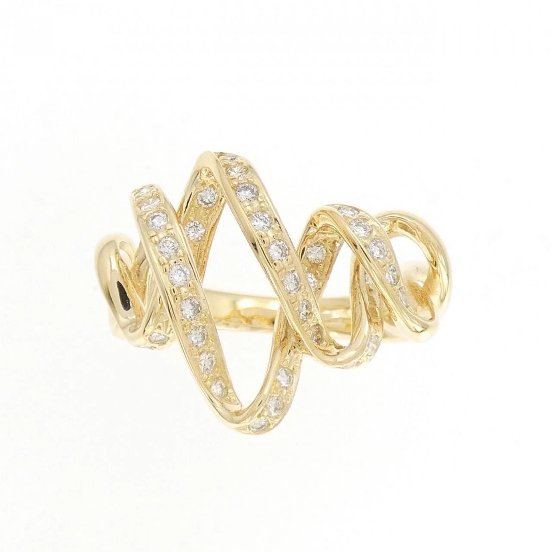 TASAKI DIAMOND RING: Tasaki Diamond Ring Brand: TASAKI Type/Style: Tasaki Ring Material: K18 yellow gold, Main Stone Natural Color: YELLOW GOLD Size: US6 1/2 Accessories: None Accessories Notice: When purchasing
