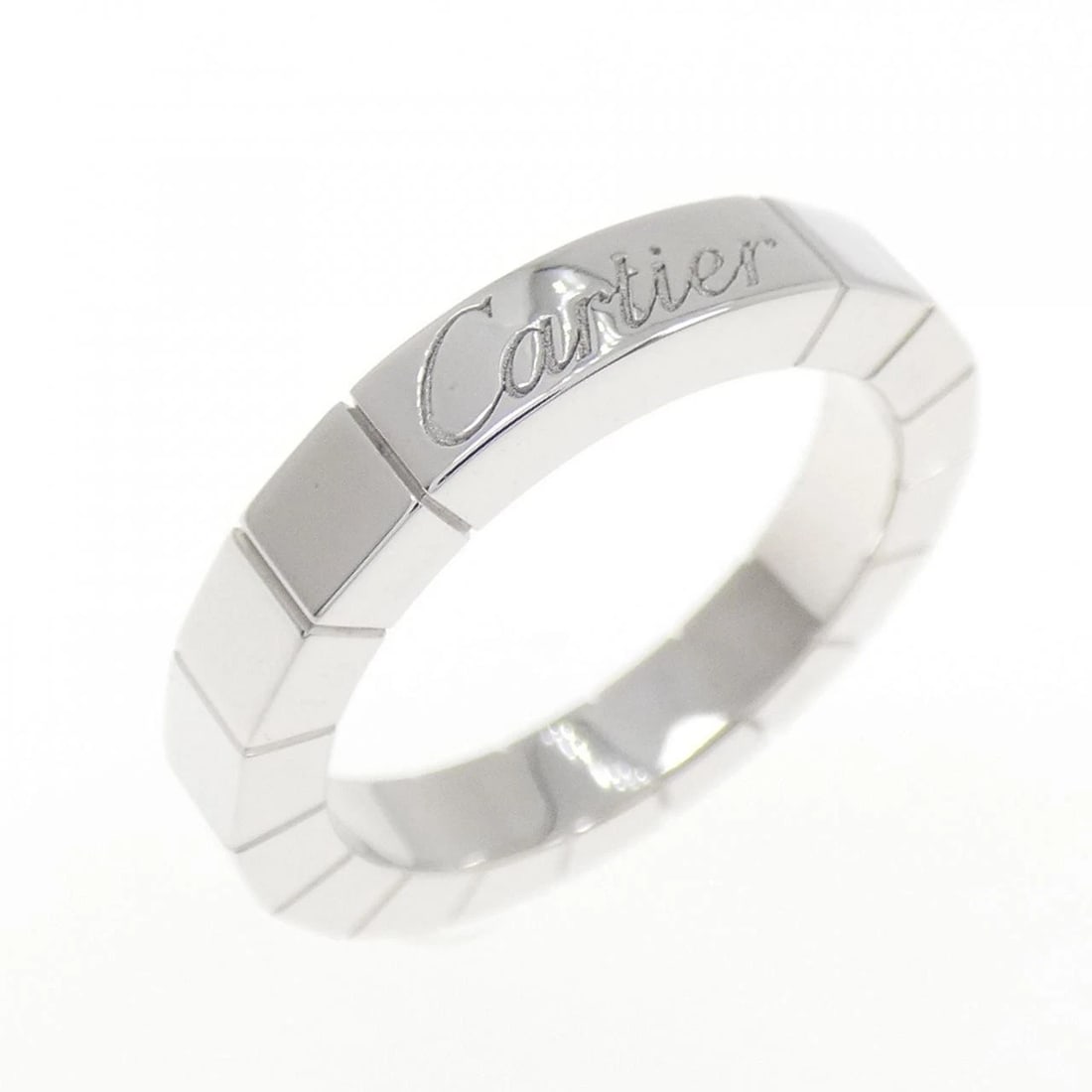 CARTIER LANIER RING: Cartier Lanier Ring Brand: CARTIER Type/Style: Cartier Ring Material: 750 white gold, Color: White Gold Size: US3 1/4(45) Accessories: None Accessories Notice: When purchasing pre-owned goods, please