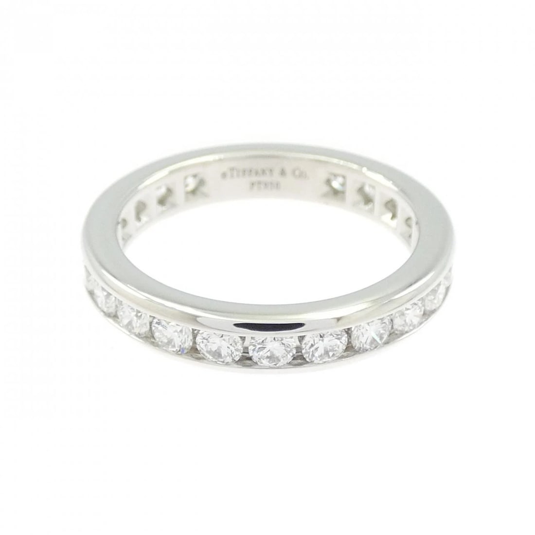 TIFFANY & CO. WEDDING BAND RING: TIFFANY & Co. Wedding Band Ring Brand: TIFFANY&Co. Type/Style: TIFFANY & Co. Ring Material: Platinum950, Main Stone Natural Color: SILVER Size: US4 1/4 Accessories: None Accessories Notice: When