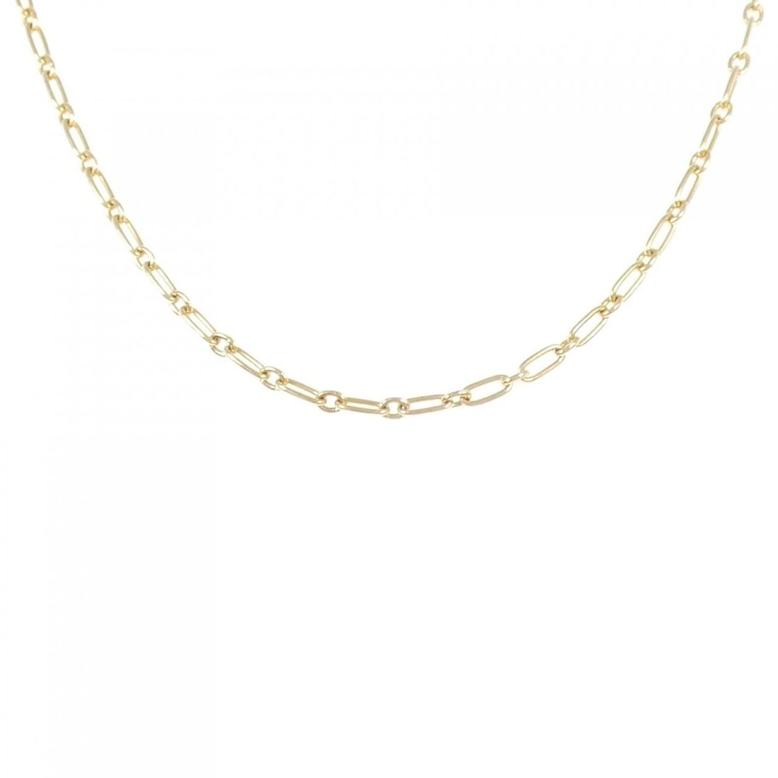 CARTIER 750YG NECKLACE: Cartier 750YG Necklace Brand: CARTIER Type/Style: Cartier Necklace Material: 750 yellow gold, Color: YELLOW GOLD Size: Length42cm Actual Size Chain maximum width approx.: 2.3mm Accessories: None