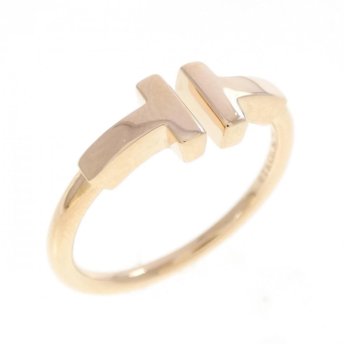 TIFFANY & CO. T-WIRE RING: TIFFANY & Co. T-wire ring Brand: TIFFANY&Co. Type/Style: TIFFANY & Co. Ring Material: 750 Pink Gold, Color: PINK GOLD Size: US5 3/4 Accessories: None Accessories Notice: When purchasing pre-owned