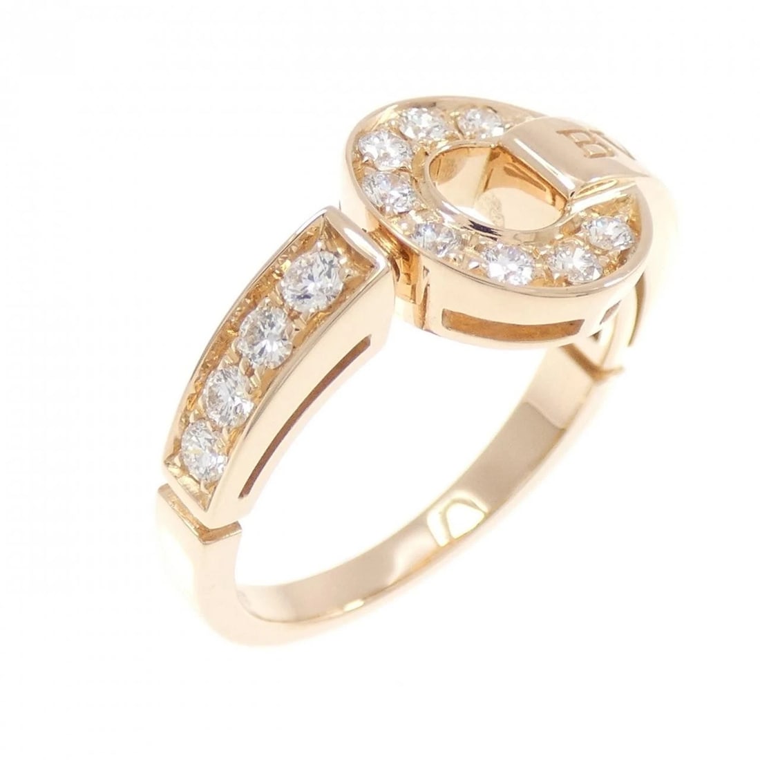 BVLGARI RING: BVLGARI Ring Brand: BVLGARI Type/Style: Bulgari Ring Material: 750 Pink Gold, Main Stone Natural Color: PINK GOLD Size: US6 1/4 Accessories: None Accessories Notice: When purchasing pre-owned goods,