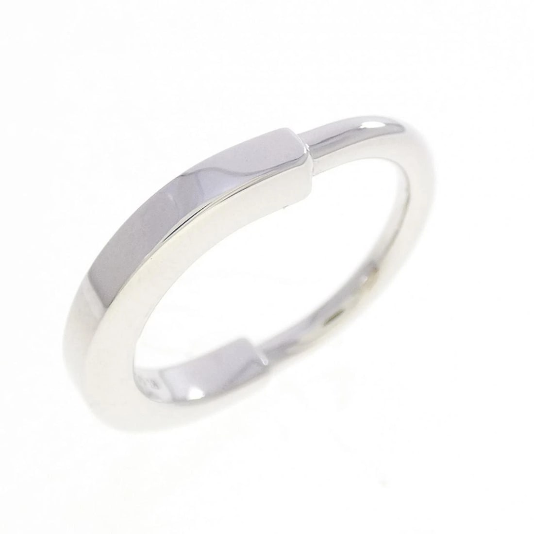 TIFFANY&CO. ROCK RING: TIFFANY&Co. Rock Ring Brand: TIFFANY&Co. Type/Style: TIFFANY & Co. Ring Material: 750 white gold, Color: WHITE GOLD Size: US5 1/4 Accessories: None Accessories Notice: When purchasing pre-owned