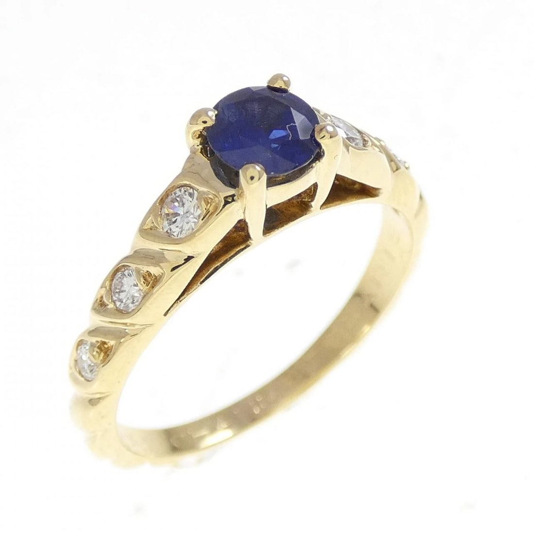 CHAUMET TORSADE RING: Chaumet Torsade Ring Brand: Chaumet Type/Style: Chaumet Ring Material: Hall mark, Main Stone Sapphire Color: none Size: US6 Accessories: None Accessories Notice: When purchasing pre-owned goods,