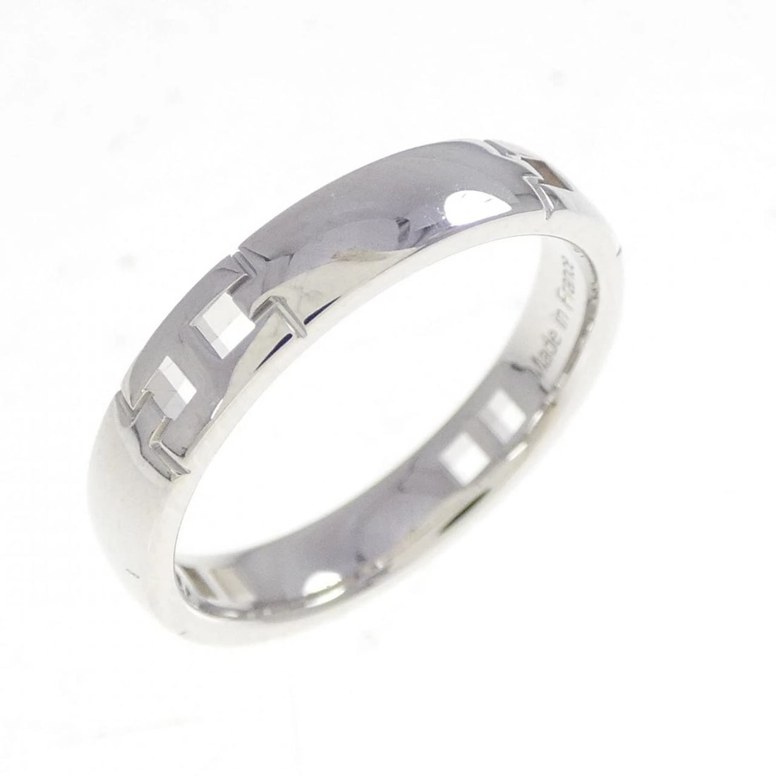 HERMES EVER HERCULES RING: Hermes Ever Hercules Ring Brand: HERMES Type/Style: Hermes Ring Material: 750 white gold, Color: WHITE GOLD Size: US4 1/2(48) Accessories: None Accessories Notice: When purchasing pre-owne