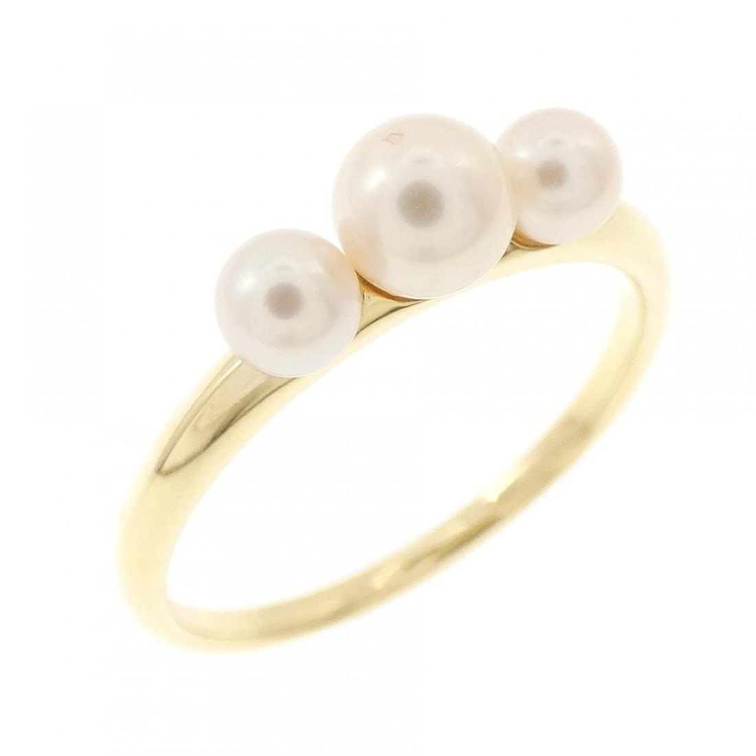 PERLITA MIKIMOTO FRESHWATER PEARL RING: Perlita Mikimoto Freshwater Pearl Ring Brand: PERLITA MIKIMOTO Type/Style: Perlita Mikimoto Ring Material: K18 yellow gold, Main Stone Freshwater Pearl Color: YELLOW GOLD Size: US6 1/4 Accessories