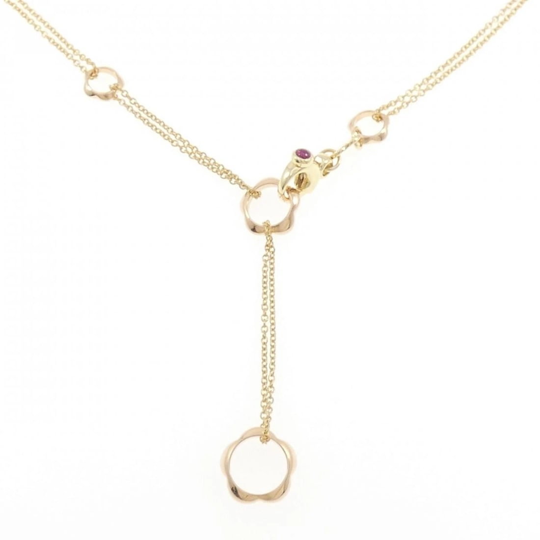 PASQUALE BRUNI RUBY NECKLACE: Pasquale Bruni Ruby Necklace Brand: Pasquale Bruni Type/Style: Pasquale Bruni Necklace Material: none, Main Stone Ruby Color: none Size: Length33-42cm Actual Size Pendant length approx. x width