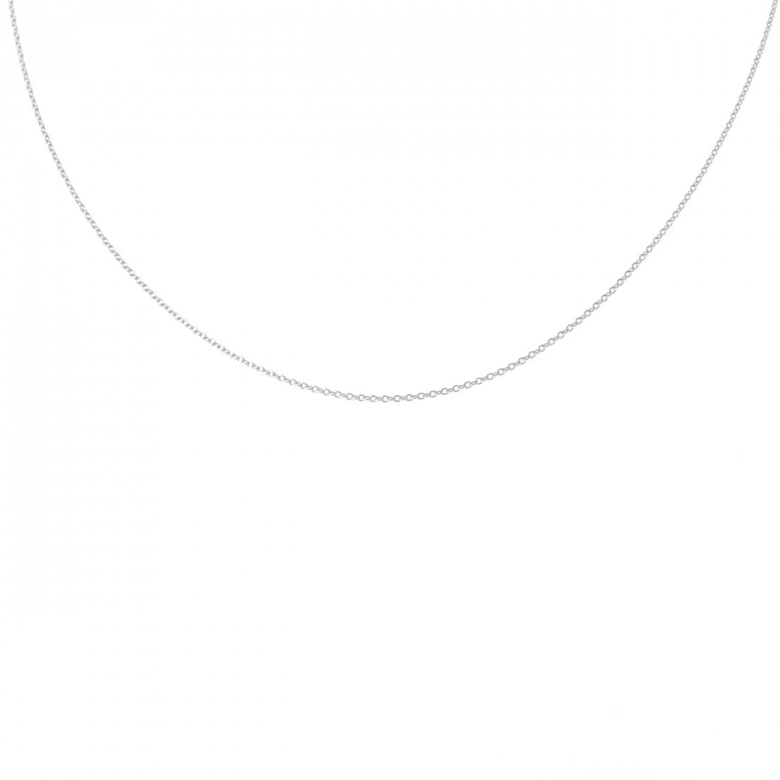 PONTE VECCHIO PT850 NECKLACE: Ponte Vecchio PT850 Necklace Brand: Ponte Vecchio Type/Style: Ponte Vecchio Necklace Material: Platinum850, Color: silver Size: Length50cm Actual Size Chain maximum width approx.: 0.8mm Accessories: