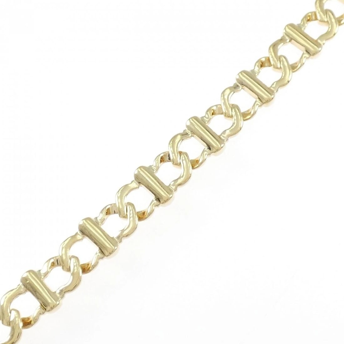 CARTIER 750YG BRACELET: Cartier 750YG Bracelet Brand: CARTIER Type/Style: Cartier Bracelets Material: 750 yellow gold, Color: yellow gold Size: Length19cm Actual Size Max width approx: 7.4mm Accessories: None Acc