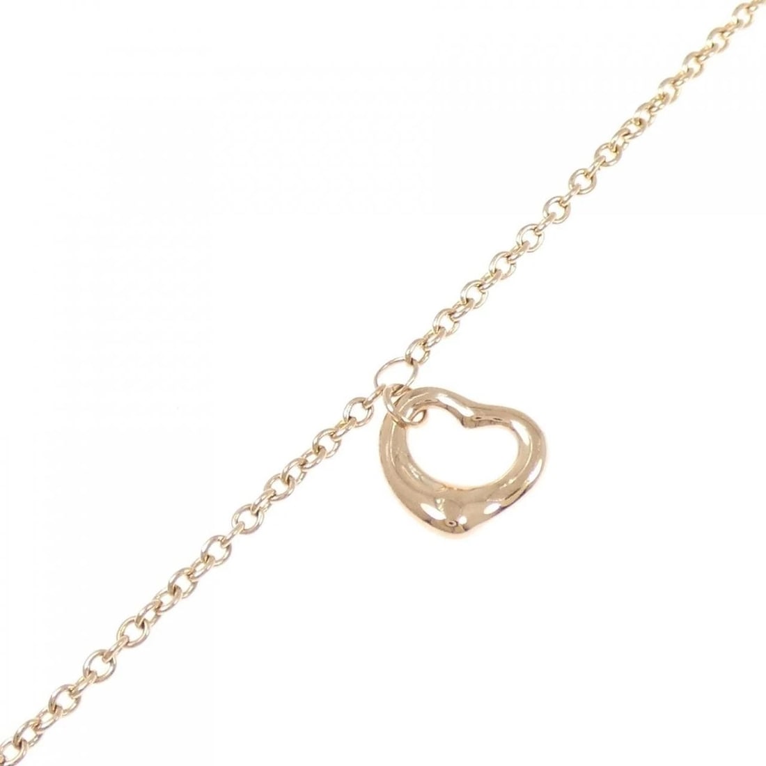 TIFFANY & CO. OPEN HEART BRACELET: TIFFANY & Co. Open Heart Bracelet Brand: TIFFANY&Co. Type/Style: TIFFANY & Co. Bracelet Material: 750 Pink Gold, Color: PINK GOLD Size: Length25.5cm Actual Size Max width approx: 13.8mm Accessories: