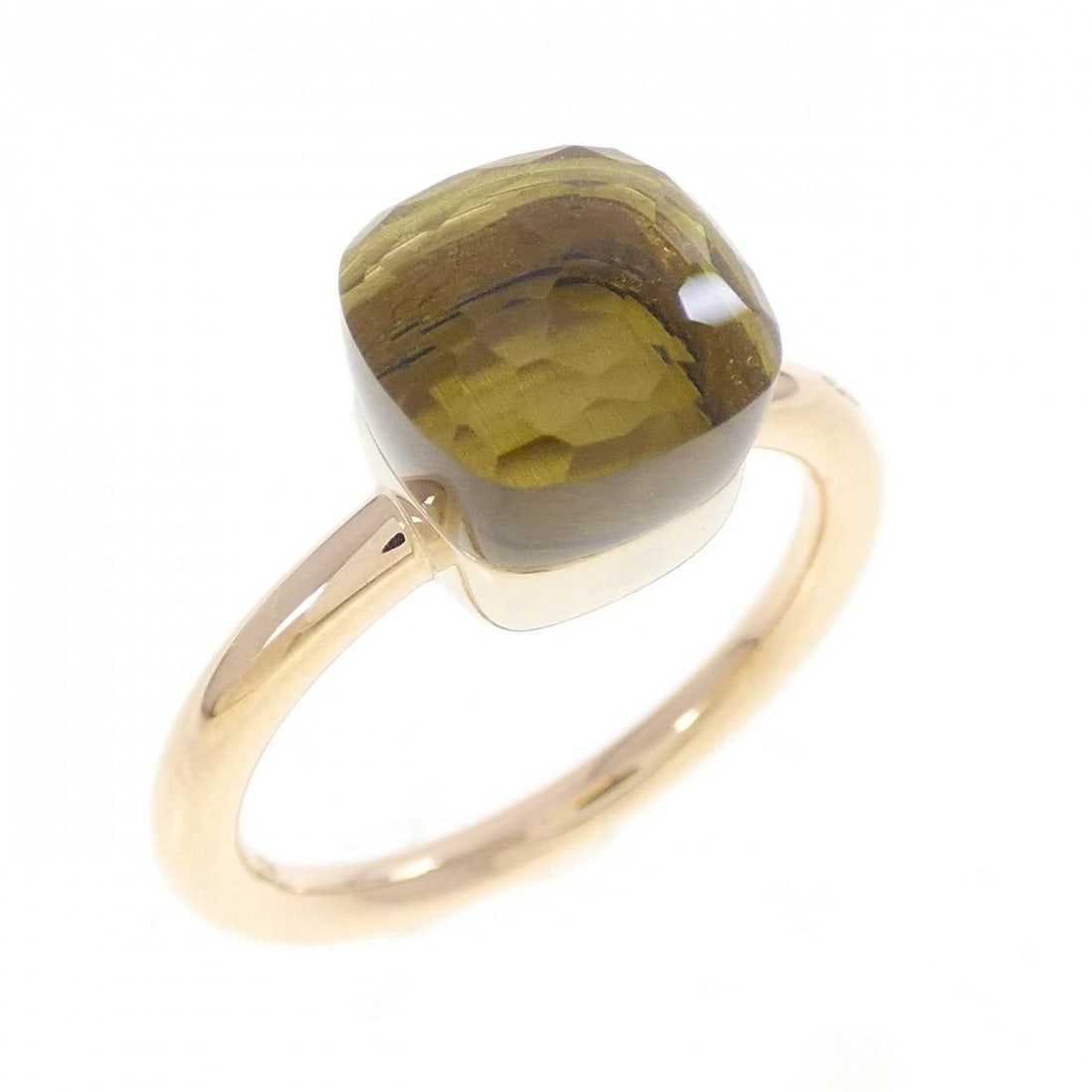 POMELLATO PETITE NUDE RING: Pomellato Petite Nude Ring Brand: Pomellato Type/Style: Pomellato Ring Material: 750 white gold/750 pink gold, Main Stone Quartz Color: WG,PG Size: US6 1/2 Accessories: None Accessories Notice: When