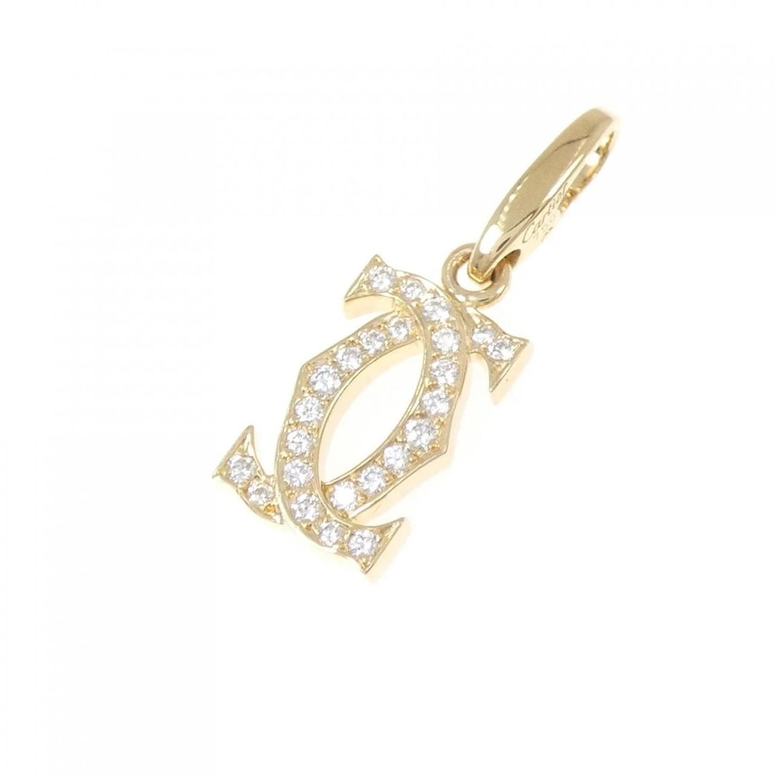 CARTIER CHARM: Cartier Charm Brand: CARTIER Type/Style: Cartier Pendant/Brooch Material: 750 yellow gold, Main Stone Natural Color: yellow gold Size: Actual Size Approx. height x width: 25.1mm x 8.7mm Accessories: