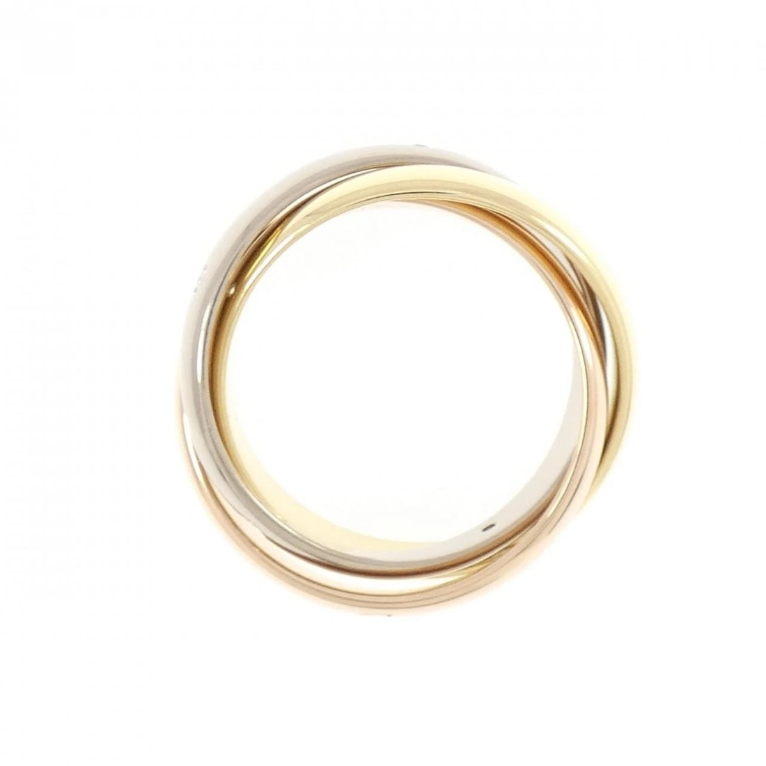 CARTIER TRINITY RING: Cartier Trinity ring Brand: CARTIER Type/Style: Cartier Ring Material: 750 Yellow Gold/750 White Gold/750 Pink Gold, Main Stone Natural Color: YG,WG,PG Size: US6 1/2(53) Accessories: None Accessories