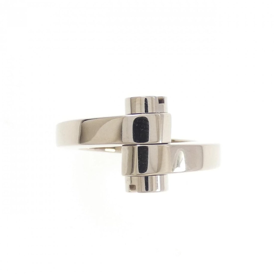 CARTIER MENOTTE RING: Cartier Menotte Ring Brand: CARTIER Type/Style: Cartier Ring Material: 750 white gold, Color: WHITE GOLD Size: US5 1/4(50) Accessories: None Accessories Notice: When purchasing pre-owned goods,