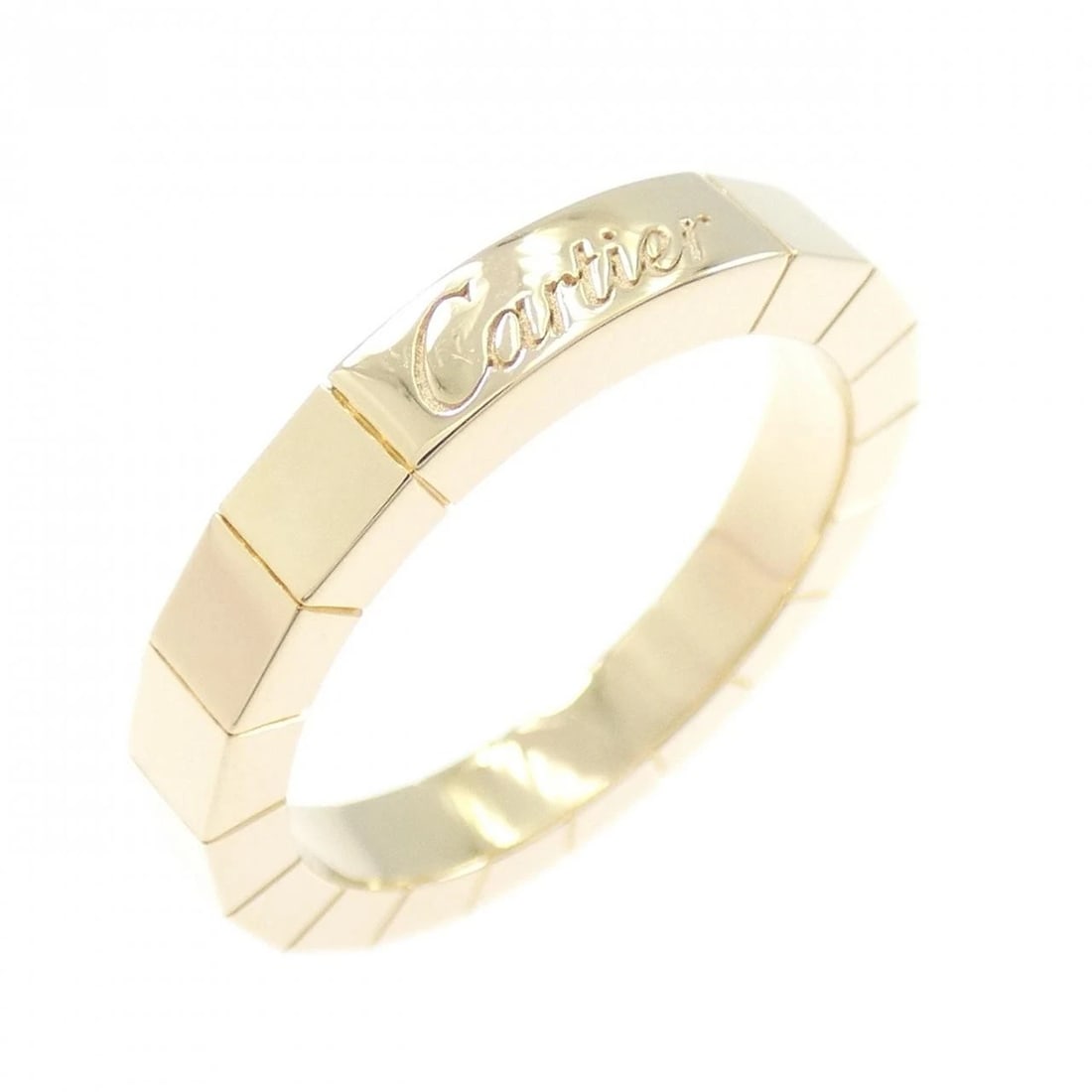 CARTIER LANIER RING: Cartier Lanier Ring Brand: CARTIER Type/Style: Cartier Ring Material: 750 yellow gold, Color: YELLOW GOLD Size: US4 1/2(48) Accessories: None Accessories Notice: When purchasing pre-owned goods,
