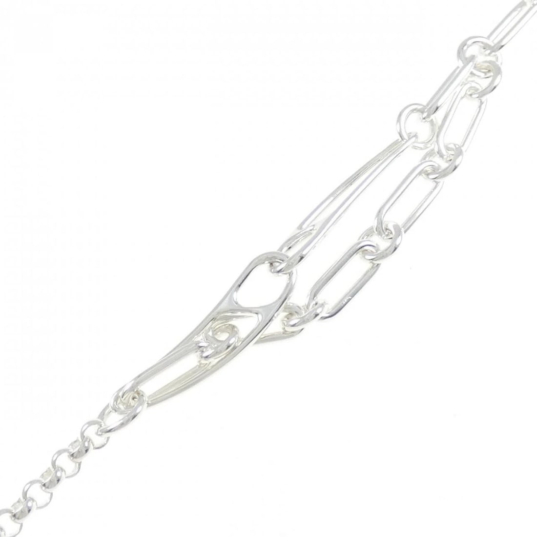 HERMES CHAINE D'ANCRE PUNK BRACELET: Hermes Chaine d'Ancre Punk Bracelet Brand: HERMES Type/Style: Hermes Bracelet Material: 925Silver, Color: SILVER Size: Length18cm Actual Size Max width approx: 11.7mm Accessories: None Accessories