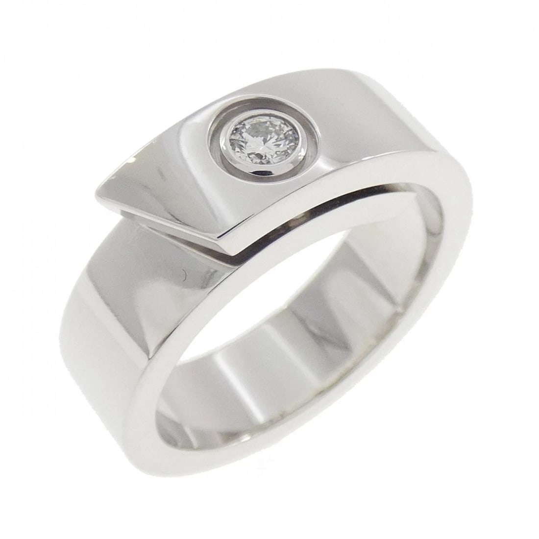 CARTIER ANNIVERSARY RING: Cartier Anniversary Ring Brand: CARTIER Type/Style: Cartier Ring Material: 750 white gold, Main Stone Natural Color: WHITE GOLD Size: US5 1/4(50) Accessories: None Accessories Notice: When purchasing