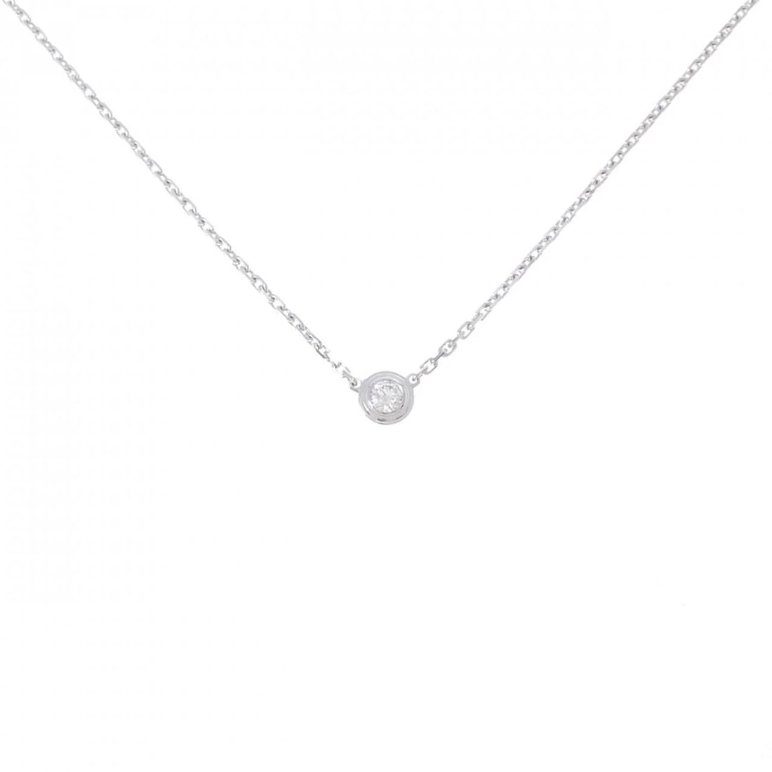 CARTIER D'AMOUR EXTRA SMALL NECKLACE: Cartier D'Amour Extra Small Necklace Brand: CARTIER Type/Style: Cartier Necklace Material: 750 white gold, Main Stone Natural Color: WHITE GOLD Size: Length38?41cmActual Size Diameteraround: 3.7mm
