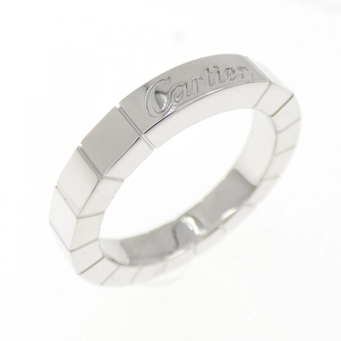 CARTIER LANIER RING: Cartier Lanier Ring Brand: CARTIER Type/Style: Cartier Ring Material: 750 white gold, Color: WHITE GOLD Size: US3 1/4(45) Accessories: None Accessories Notice: When purchasing pre-owned goods, please