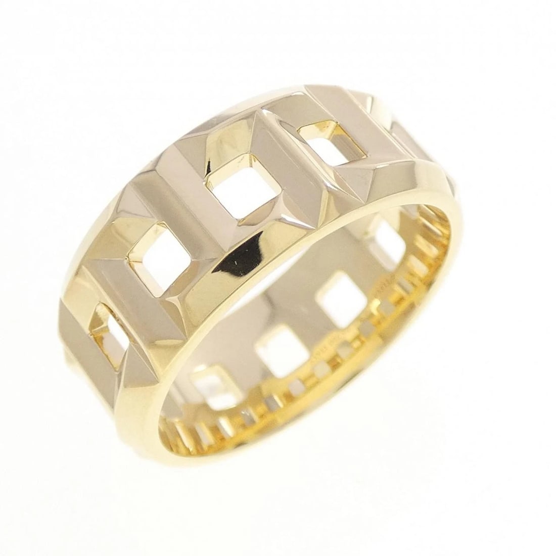 TIFFANY & CO. T TRUE RING: TIFFANY & Co. T True Ring Brand: TIFFANY&Co. Type/Style: TIFFANY & Co. Ring Material: 750 yellow gold, Color: YELLOW GOLD Size: US7 Accessories: None Accessories Notice: When purchasing pre-owned